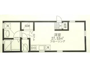 ローズコテージ【2階】の間取り