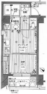 エクセルシオール渋谷【8階】の間取り