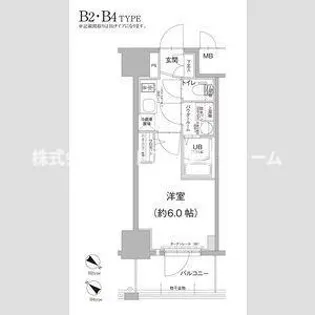 エスリード神戸グランドール【9階】の間取り