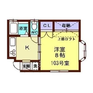 ナンバーワンハイツ【1階】の間取り