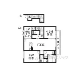 グランシャリオ城山台【2階】の間取り