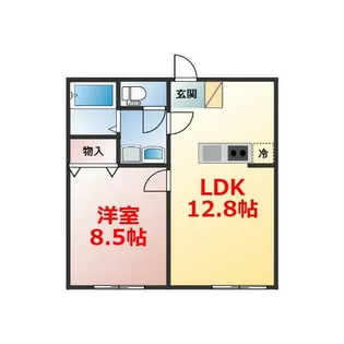 eスタイリオ小田原【1階】の間取り