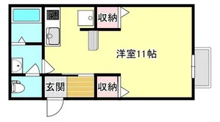 ADVANCE南方【2階】の間取り