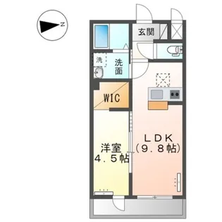 パンリヴィエール(Pin riviere)【2階】の間取り
