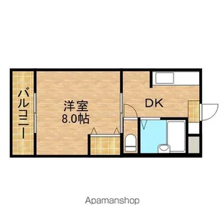 テクトピア【4階】の間取り
