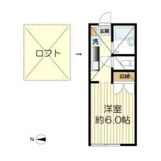 メゾンサンルーマ【1階】の間取り