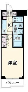 ルーブル川崎鷺沼【3階】の間取り
