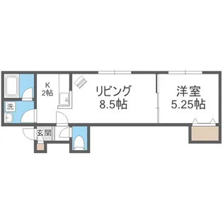 VILLA・POPOLOII【1階】の間取り