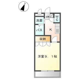 ドゥヤレネット【1階】の間取り