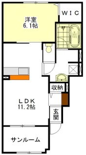 アモーレ【1階】の間取り