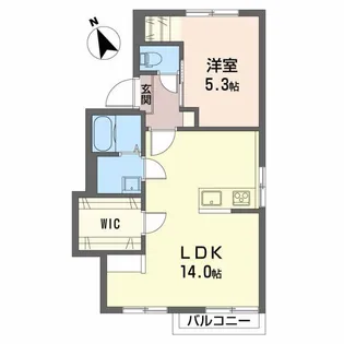 エステート日永 C【2階】の間取り