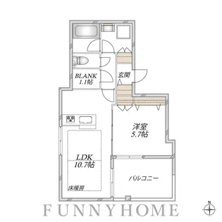 LIGHTHOUSE【2階】の間取り