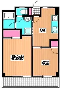 セントラルマンション武蔵野【5階】の間取り