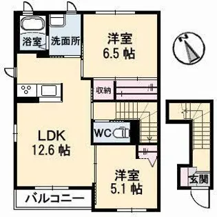 レジェンド【2階】の間取り