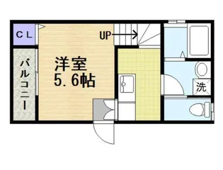 スリーエス八代【2階】の間取り