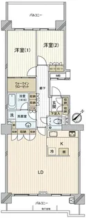 セントラルパーク・ウエストA棟【10階】の間取り