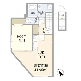 エテルノヴァローレ一之江【2階】の間取り