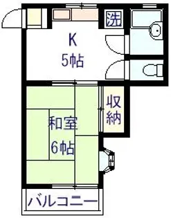 コーポ島田【2階】の間取り