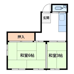 田中荘【2階】の間取り