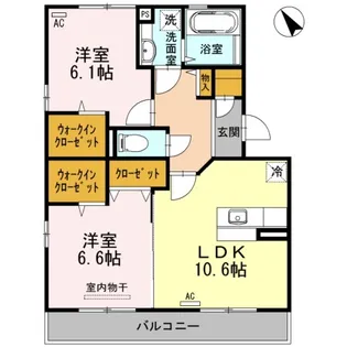 オッツ池田【3階】の間取り
