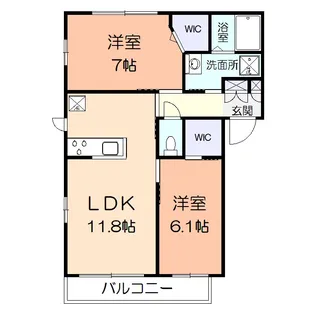 アリエッタ【2階】の間取り
