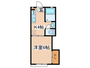 メゾンベル【1階】の間取り