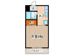 第一伊勢宮ハイム【3階】の間取り