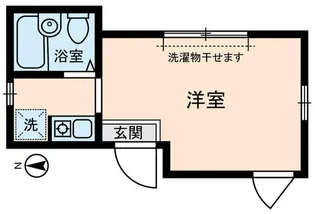 シャンテ小台【1階】の間取り