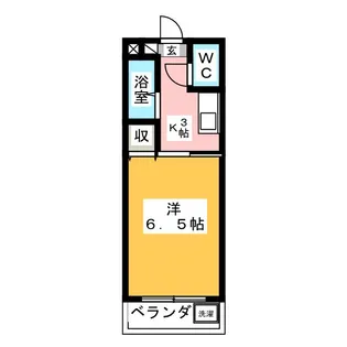 ハイツ友【3階】の間取り