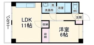 マンション丸山【3階】の間取り