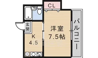 春日薩摩マンション【3階】の間取り