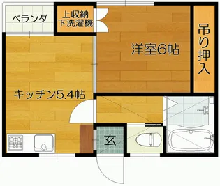 ブルーメカナスギ1号棟【1階】の間取り