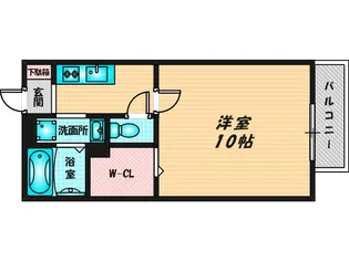 プルミエールB【1階】の間取り