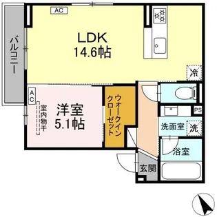 D-avance諏訪【2階】の間取り