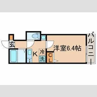 ハーモニーステージ金町【2階】の間取り