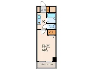 ローズコーポ阪神尼崎【7階】の間取り