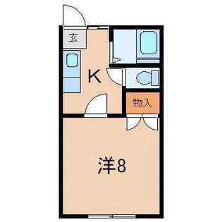 メゾンリバーサイド【1階】の間取り