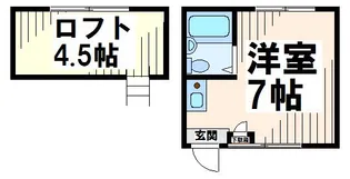 ピンクロック【1階】の間取り