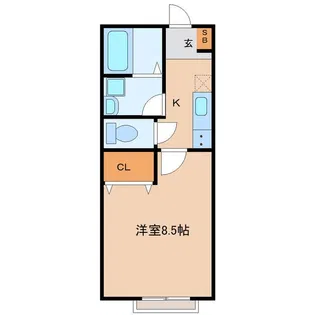 Bonanza Heights Kinoshita【3階】の間取り