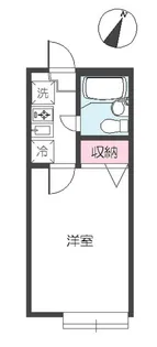 ベルドーラ一之江B【2階】の間取り