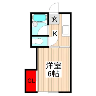 新井ハイツ【1階】の間取り