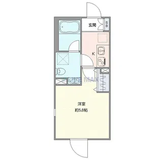 ジェノヴィア高円寺II【2階】の間取り
