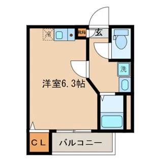 ヴィルドミール相生【3階】の間取り