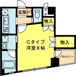 オリゾンタル下鴨【5階】の間取り
