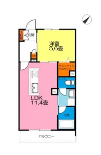 リラフォート【3階】の間取り