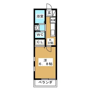 エフォート【1階】の間取り