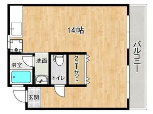 萩原マンション【2階】の間取り