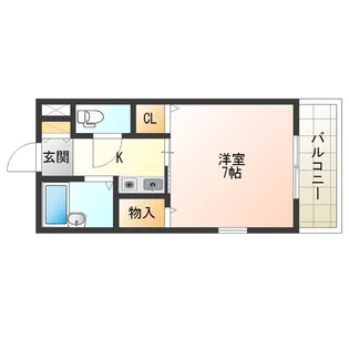 ル・シェル福島【3階】の間取り