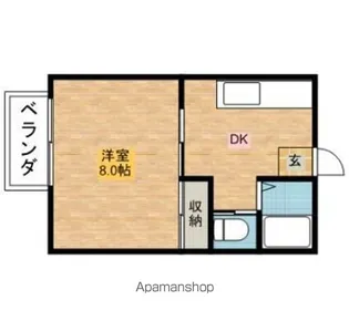 ファミーユ井村【2階】の間取り