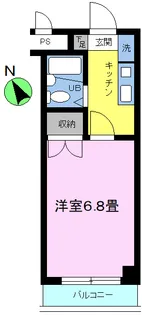 スタシオ-ネ玉川【2階】の間取り